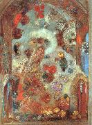 Odilon Redon Stained Glass Window oil